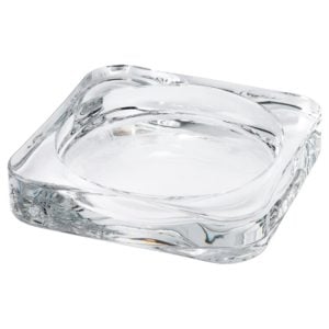 GLASIG Candel clear dish