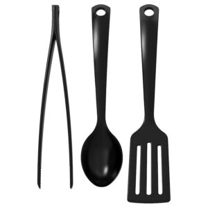 GNARP 3 piece utensil set, black