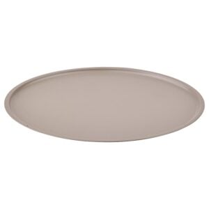 LINDRANDE Candle dish, dark gray-beige