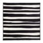 URSKOG Rug, low pile, zebra/striped 133x133 cm