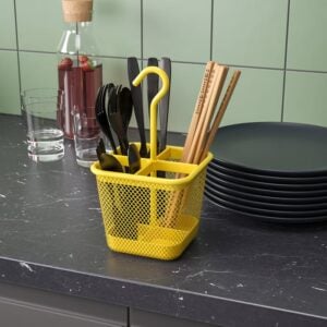ikea-uppdatera-cutlery-caddy-yellow